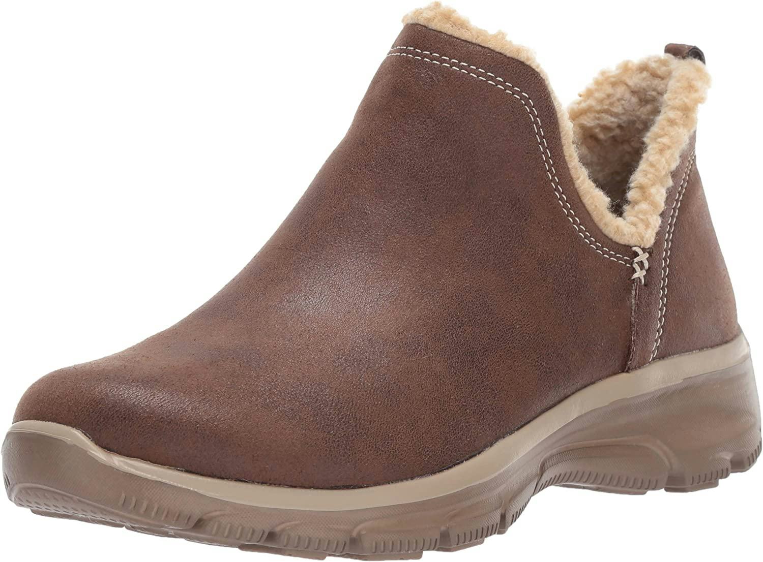 Skechers Faux Fur Trim Ankle Boot