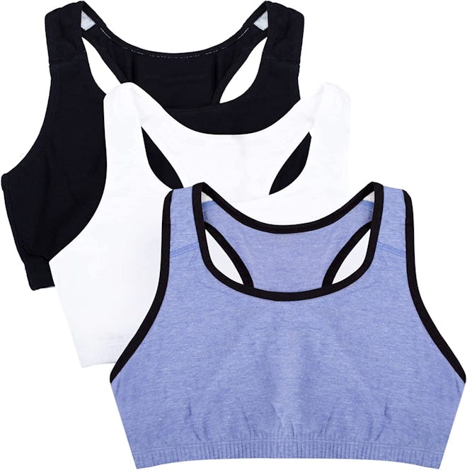 Fruit of the Loom Tank Style Sports Bra (3-Pack)