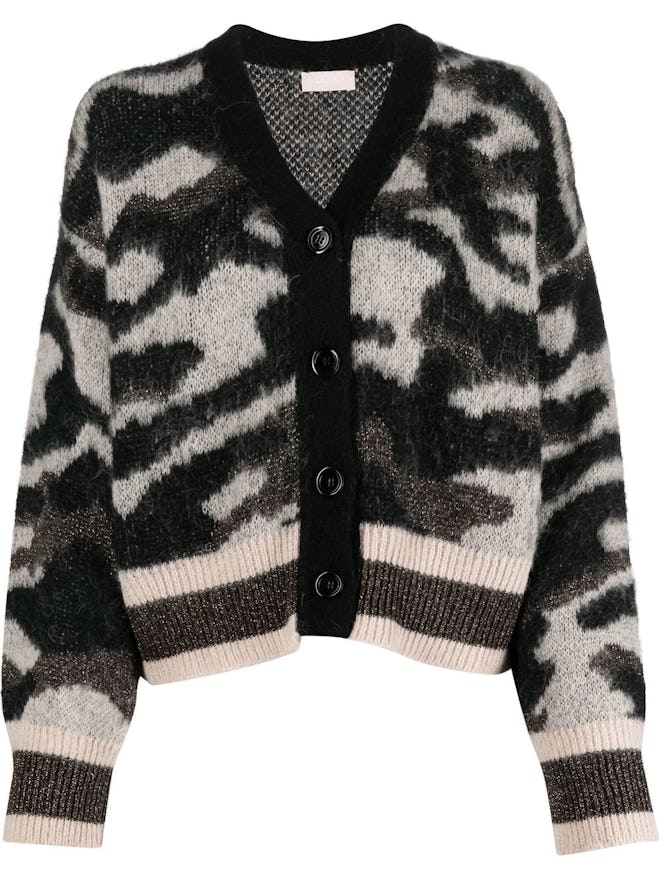 Liu Jo  Camouflage-Print Cardigan