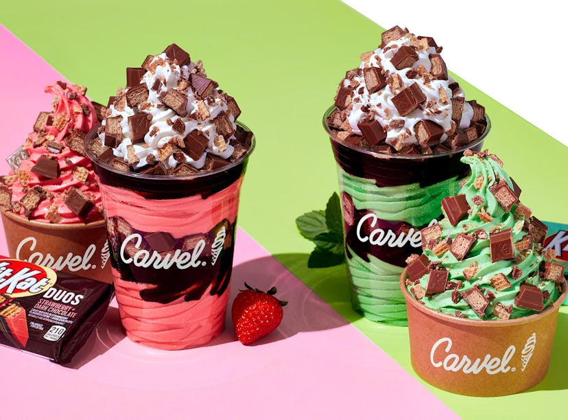 Carvel's Kit Kat Duo ice cream flavors are so extra.