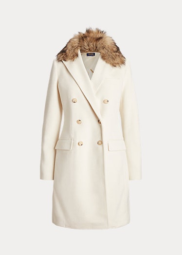 Polo Ralph Lauren Faux Fur Collar Coat 