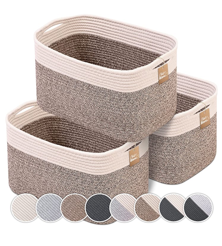 CHAT BLANC Cotton Rope Basket
