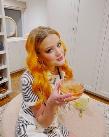 Ava Phillippe with cocktail