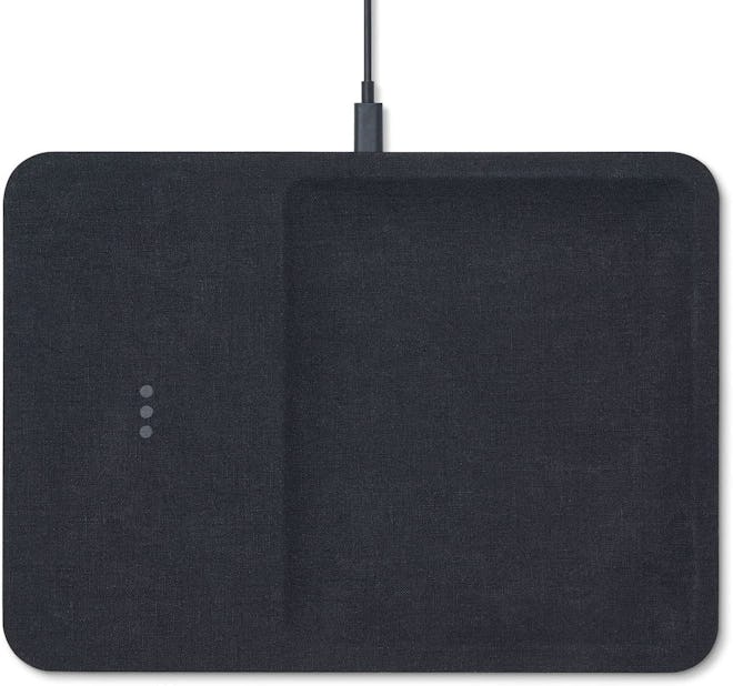 This nightstand charging station can wirelessly charge your phone or a USB-powered device, as well a…