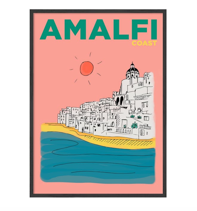 Amalfi Coast Summer Escapes Art Print