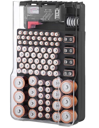 The Battery Organizer and Tester with Cover