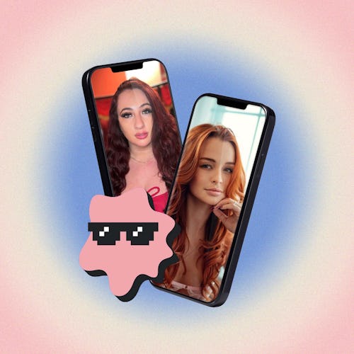 Two SLUSHY creators, Bessa Lee and Milliye Gioya, both erotic models.