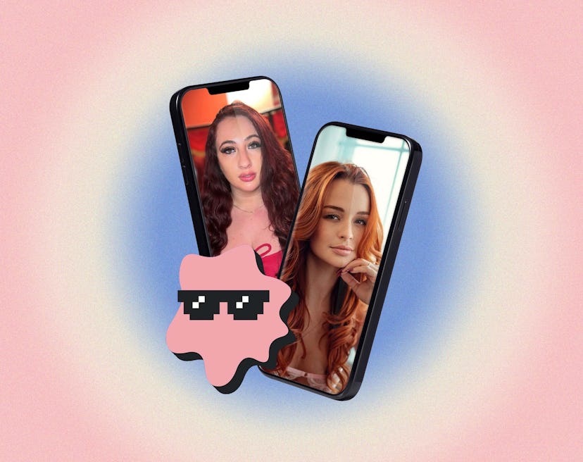 Two SLUSHY creators, Bessa Lee and Milliye Gioya, both erotic models.