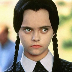 Christina Ricci wearing braids in 'The Addams Family'.