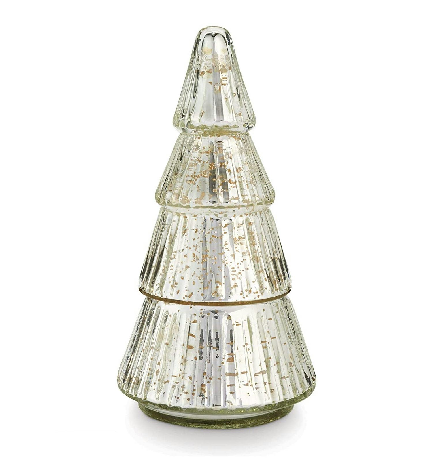 ILLUME Noble Holiday Balsam &amp; Cedar Mercury Glass Tree. 8.5 oz