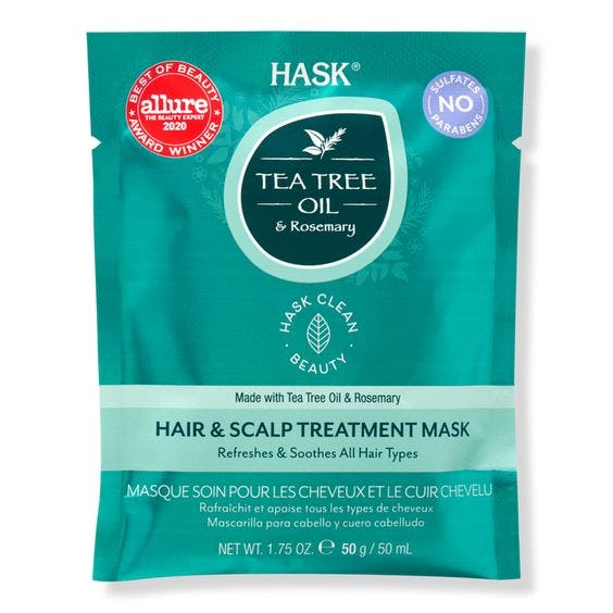 Hask Tea Tree Oil &amp; Rosemary Hair &amp; Scalp Treatment Mask Packette