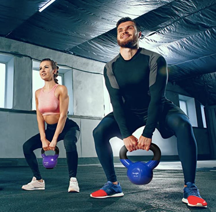 Yes4All Vinyl Coated Kettlebell Weights