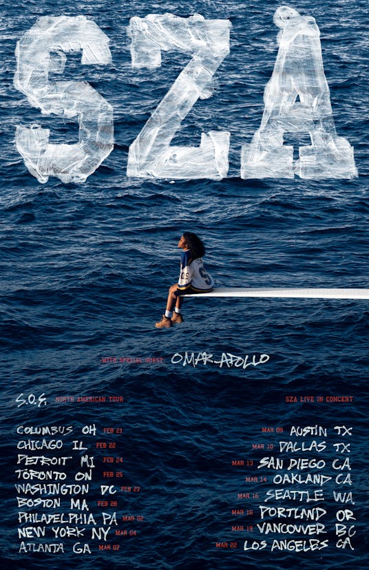 sza tour layout