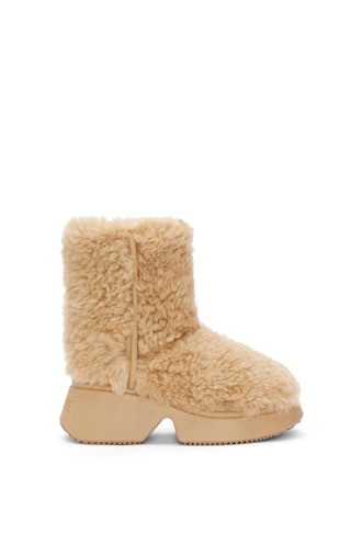 Wedge Boot in Shearling