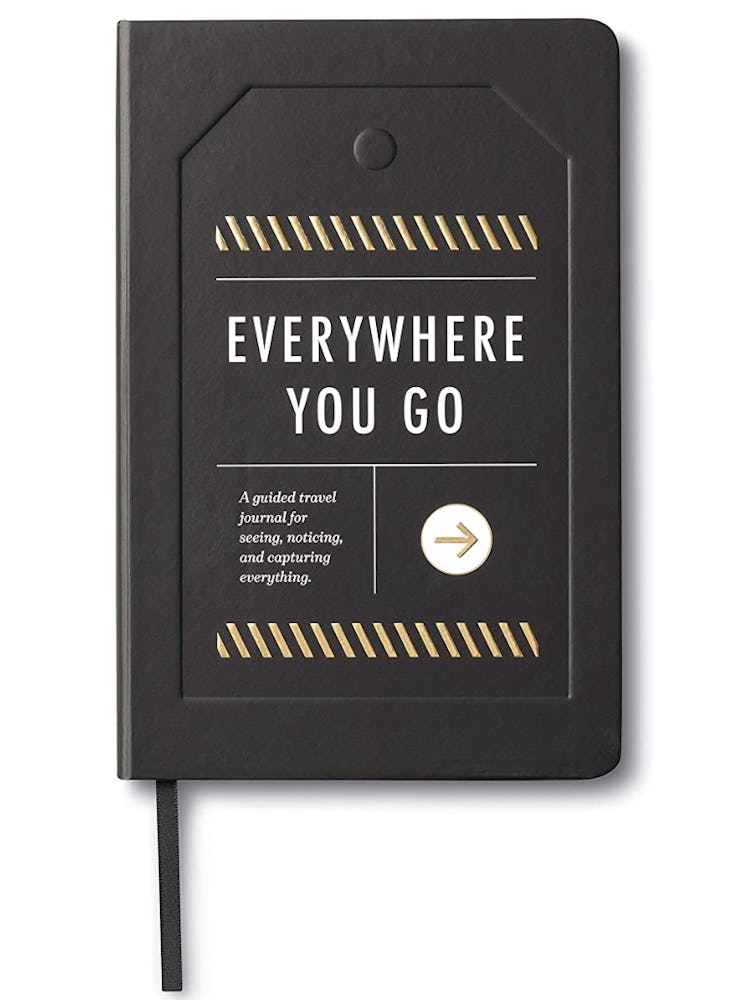 Everywhere You Go: A Guided Travel Journal with Prompts by Compendium
