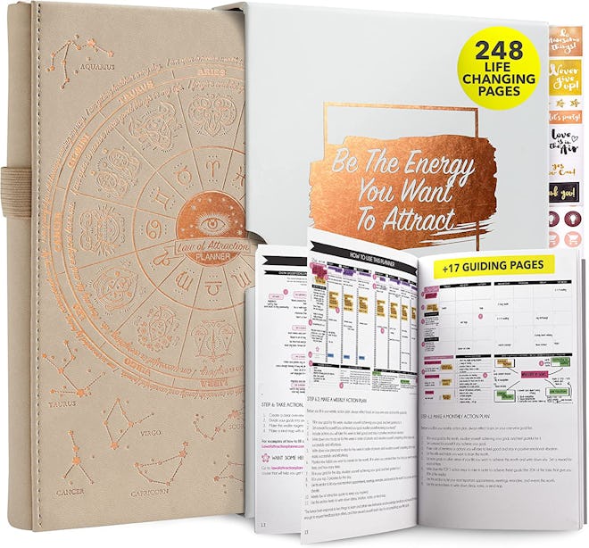 If you're looking for all-in-one gratitude journals, consider this one that features a vision board ...