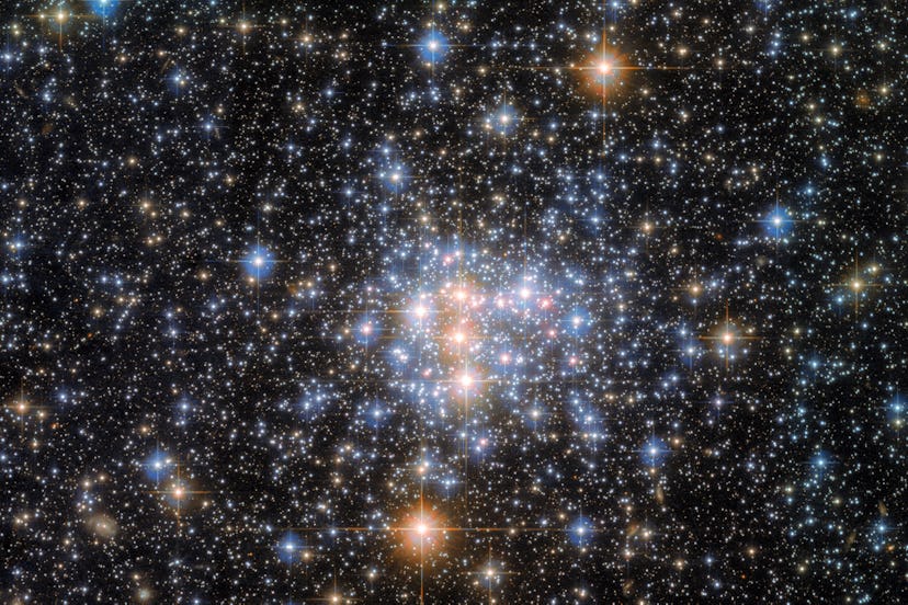 Hubble Space Telescope captures a small portion of the Small Magellanic Cloud (SMC)