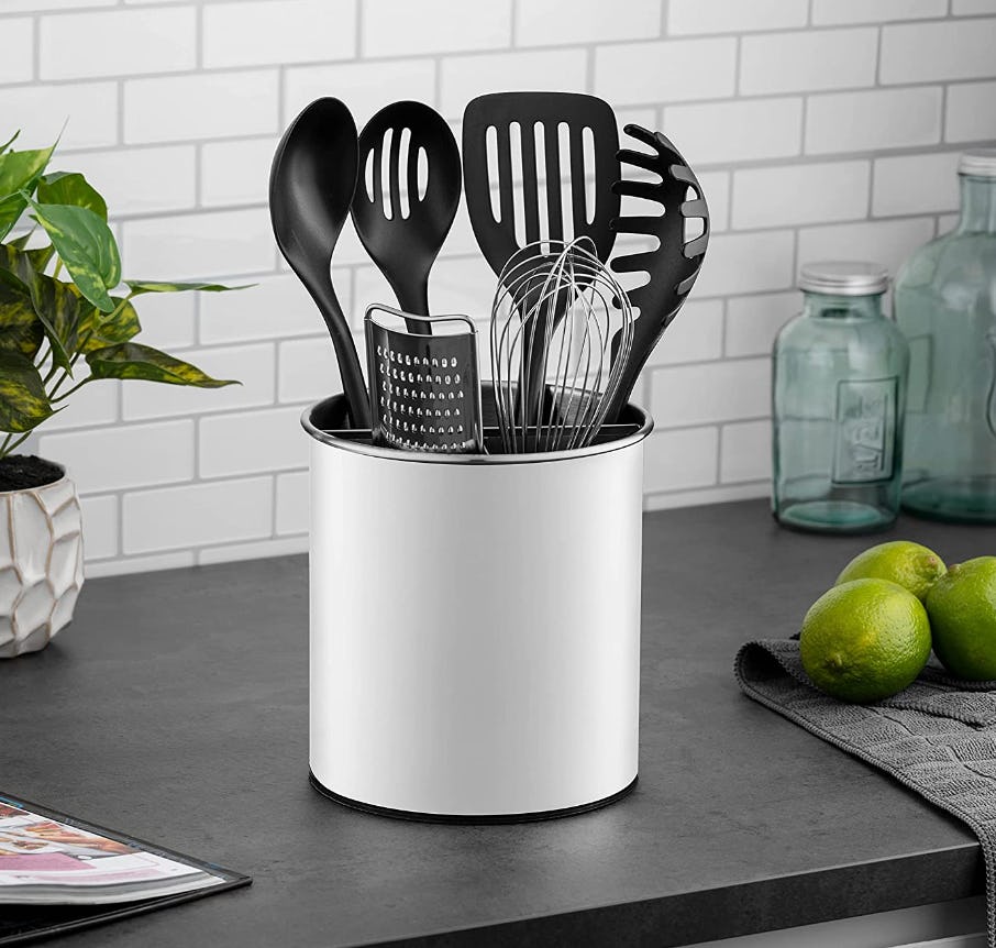 FineDine Stainless Steel Kitchen Utensil Holder