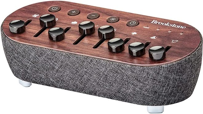 This white noise machines for loud neighbors lets you mix and layer different sounds.