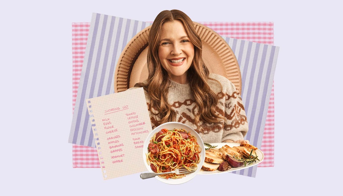 Drew Barrymore Is A Hot Mess in the Kitchen But Her Go-To Pantry Dinner  Is Easy as Pie