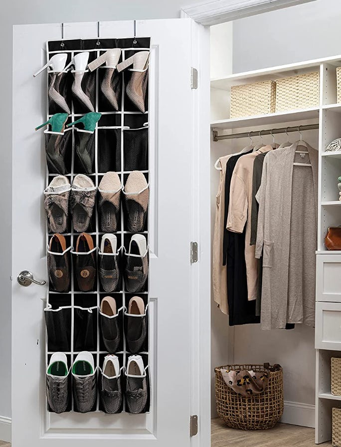 ZOBER Over The Door Shoe Organizer