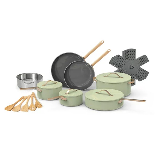 20pc Ceramic Non-Stick Cookware Set