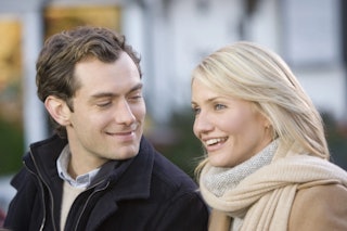 Jude Law and Cameron Diaz star in the Christmas cult classic 'The Holiday.'