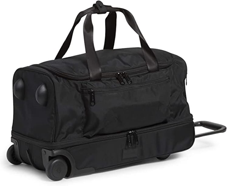 Vera Bradley Recycled Lighten Up Foldable Rolling Duffle