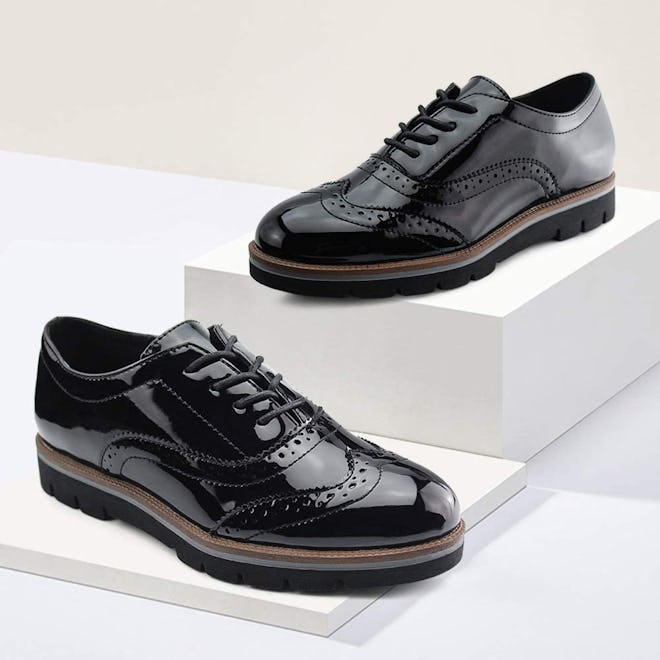 JABASIC Lace Up Oxford Shoes