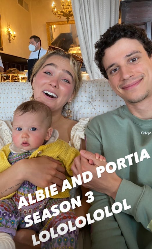 Haley Lu Richardson joked about Portia and Albie in 'The White Lotus' Season 3 on Instagram.