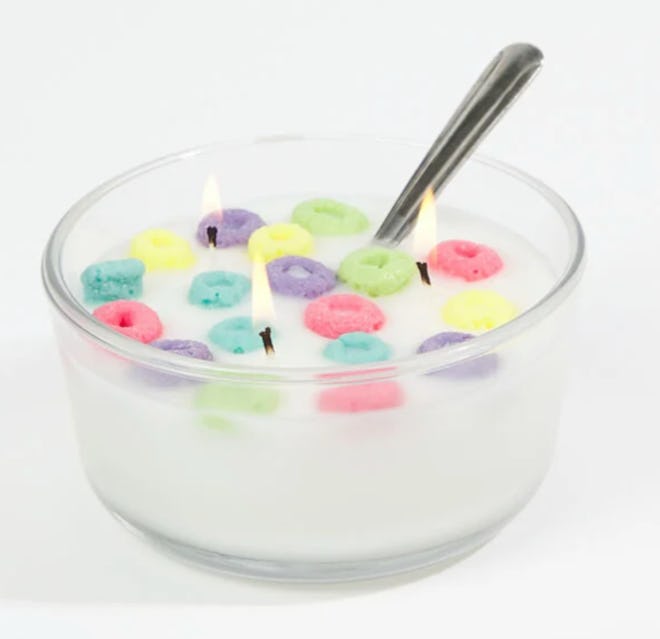 Fruit Loops Cereal Bowl Candle