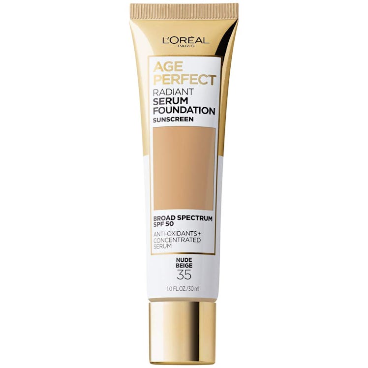 loreal paris age perfect makeup radiant serum foundation is the best drugstore dewy serum foundation...