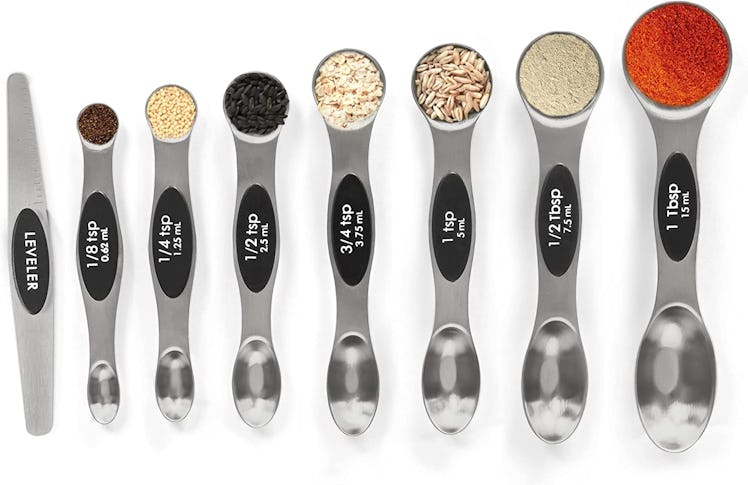 Bidful Magnetic Measuring Spoons Set (8 Pieces)