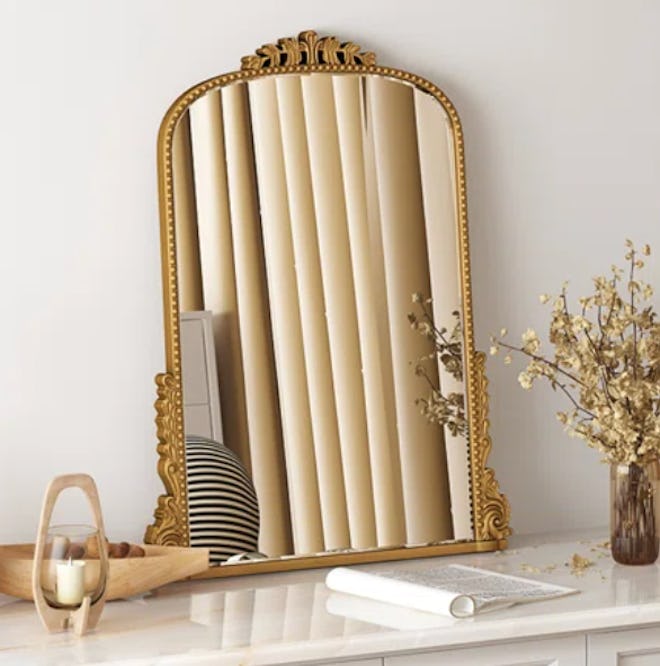 Euri Arch Gold Wall Mirror