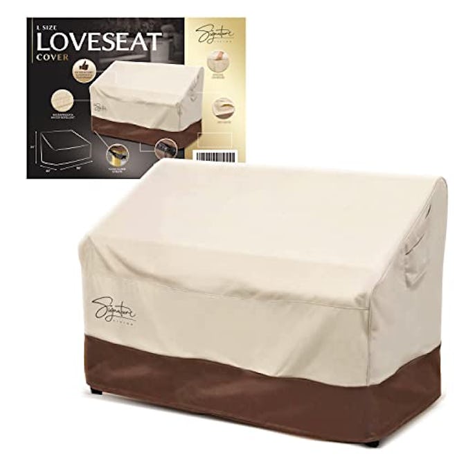 Signature Living Waterproof Patio Sofa and Love Seat Cover