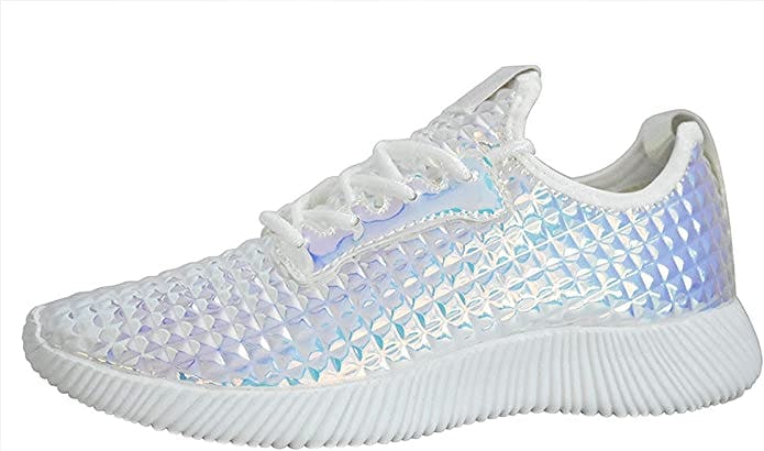 ROXY-ROSE Metallic Hologram Sneaker
