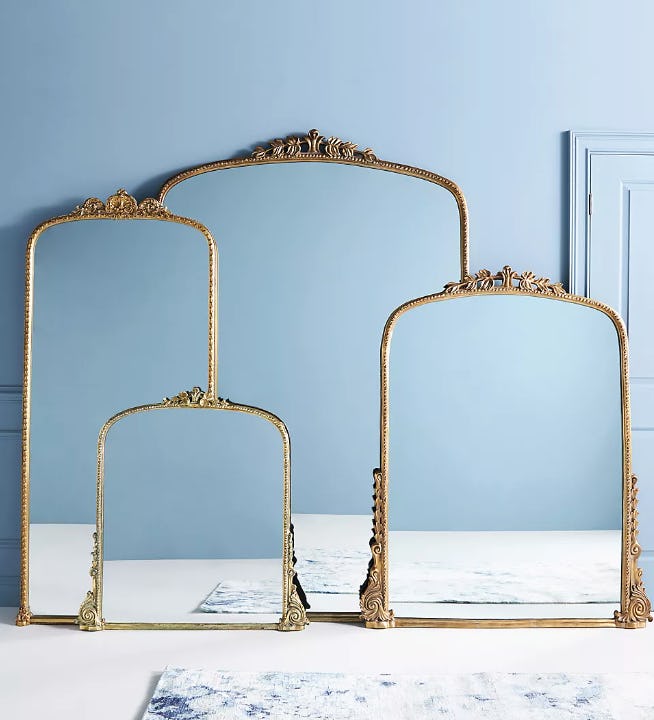 Gleaming Primrose Mirror