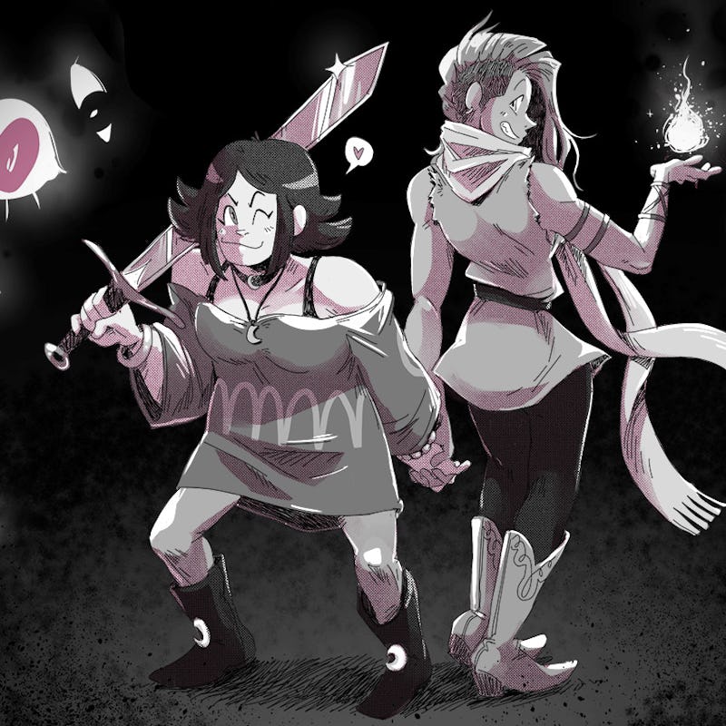 artwork from Bossgame the Final Boss is My Heart