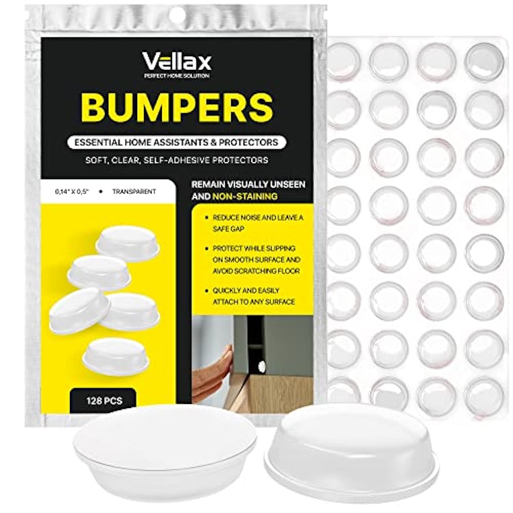 Vellax Cabinet Door Bumpers (128 Pieces) 