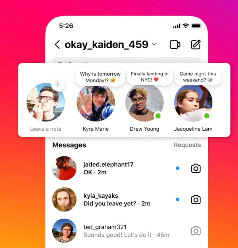 Instagram rolled out Notes on Dec. 13, 2022