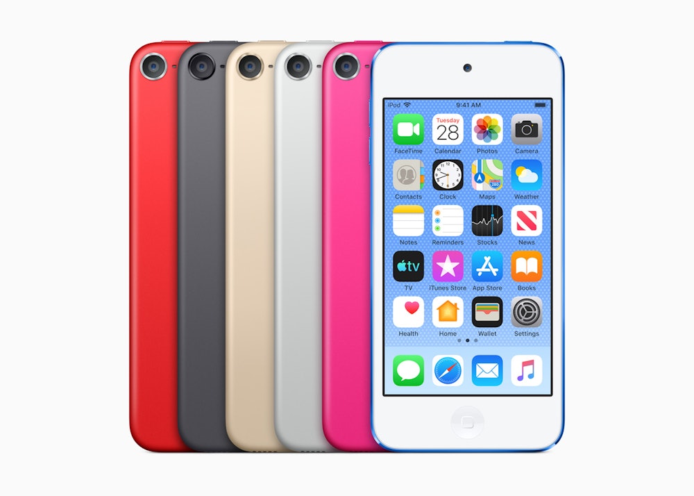 The final generation of the iPod touch.