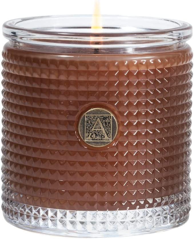 Cinnamon Cider Textured Glass Candle