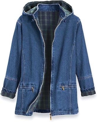 PGI Traders Flannel Lined Denim Jacket