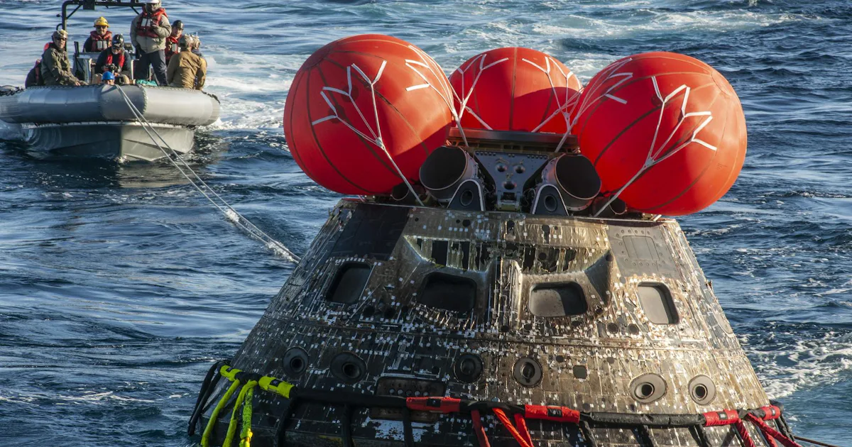 Orion Splash Orion splashdown and more: Understand the world through 7 images