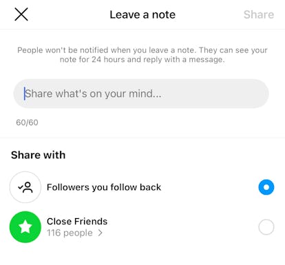 How To Get Instagram Notes For Short Messages With Friends