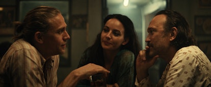 Charlie Hunnam, Antonia Desplat and Vincent Perez in 'Shantaram.'