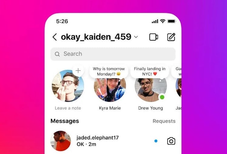 How to get and see Instagram Notes to share short messages with friends.