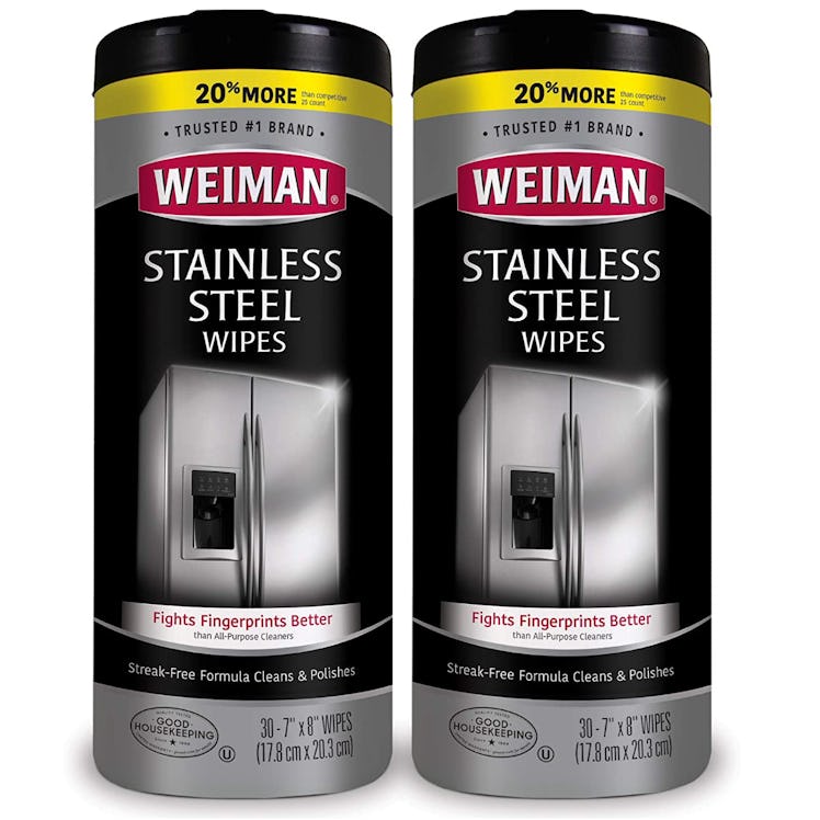 Weiman Stainless Steel Cleaning Wipes (2-Pack)