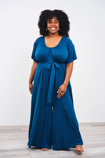 blue romper as a gift for pregnant women