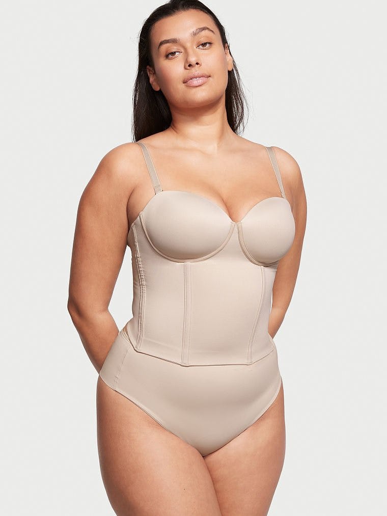 Leonisa Shapewear Longline Bridal Corset Top